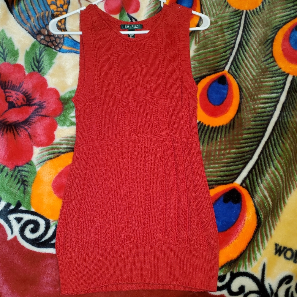 Red Ralph Lauren SweaterVest